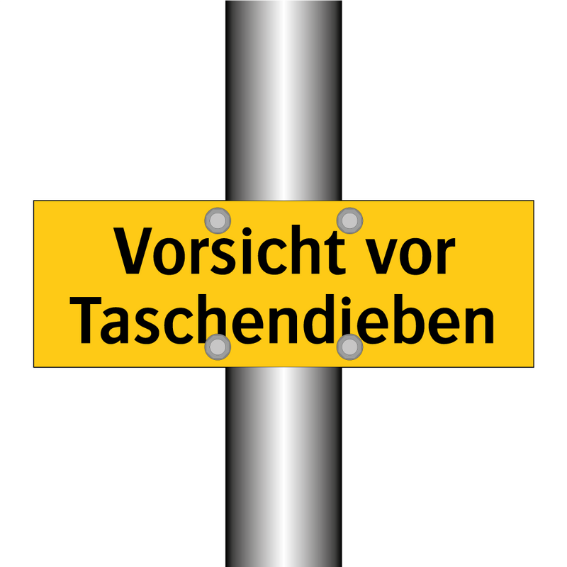 Vorsicht vor Taschendieben