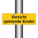 Vorsicht spielende Kinder
