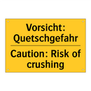 Vorsicht: Quetschgefahr - Caution: Risk of crushing
