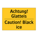 Achtung! Glatteis - Caution! Black ice