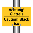 Achtung! Glatteis - Caution! Black ice