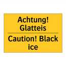 Achtung! Glatteis - Caution! Black ice