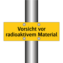 Vorsicht vor radioaktivem Material