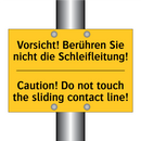 Vorsicht! Berühren Sie nicht die /.../ - Caution! Do not touch the sliding /.../
