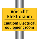 Vorsicht! Elektroraum - Caution! Electrical equipment /.../