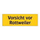 Vorsicht vor Rottweiler