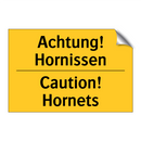 Achtung! Hornissen - Caution! Hornets