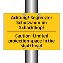 Achtung! Begrenzter Schutzraum /.../ - Caution! Limited protection space /.../