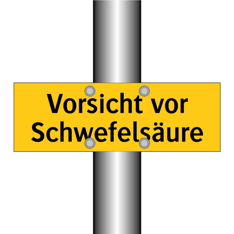 Vorsicht vor Schwefelsäure
