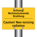 Achtung! Nichtionisierende Strahlung/.../ - Caution! Non-ionizing radiation/.../