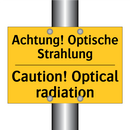 Achtung! Optische Strahlung - Caution! Optical radiation