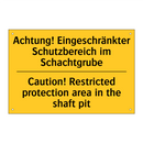 Achtung! Eingeschränkter Schutzbereich /.../ - Caution! Restricted protection /.../