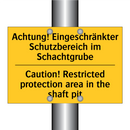 Achtung! Eingeschränkter Schutzbereich /.../ - Caution! Restricted protection /.../