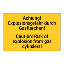 Achtung! Explosionsgefahr durch /.../ - Caution! Risk of explosion from /.../