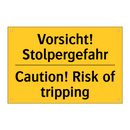 Vorsicht! Stolpergefahr - Caution! Risk of tripping