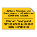 Achtung! Aufenthalt und Bewegung /.../ - Caution! Staying and moving under /.../