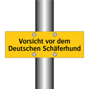 Vorsicht vor dem Deutschen Schäferhund