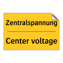 Zentralspannung - Center voltage