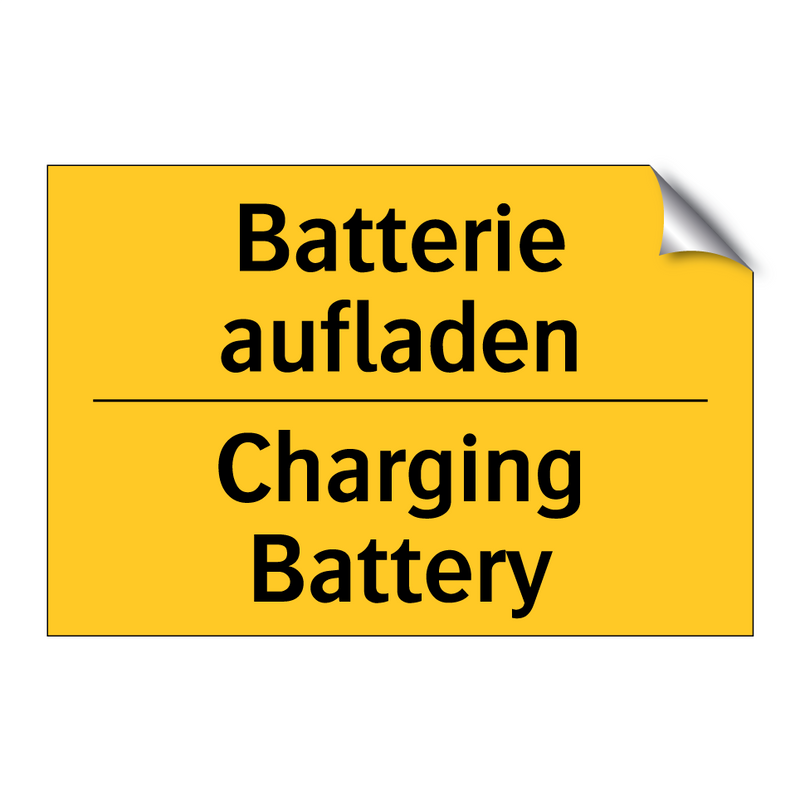 Batterie aufladen - Charging Battery