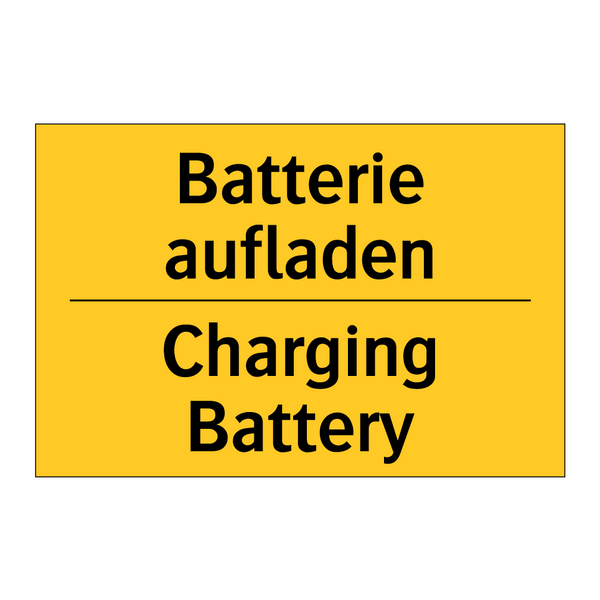 Batterie aufladen - Charging Battery