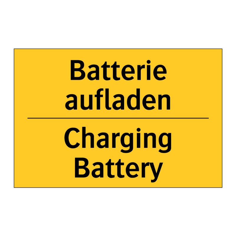 Batterie aufladen - Charging Battery