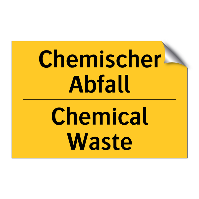 Chemischer Abfall - Chemical Waste