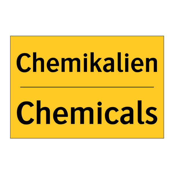Chemikalien - Chemicals