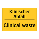 Klinischer Abfall - Clinical waste
