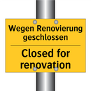 Wegen Renovierung geschlossen - Closed for renovation