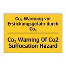 Co₂ Warnung vor Erstickungsgefahr /.../ - Co₂ Warning Of Co2 Suffocation /.../