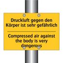 Druckluft gegen den Körper ist /.../ - Compressed air against the body /.../