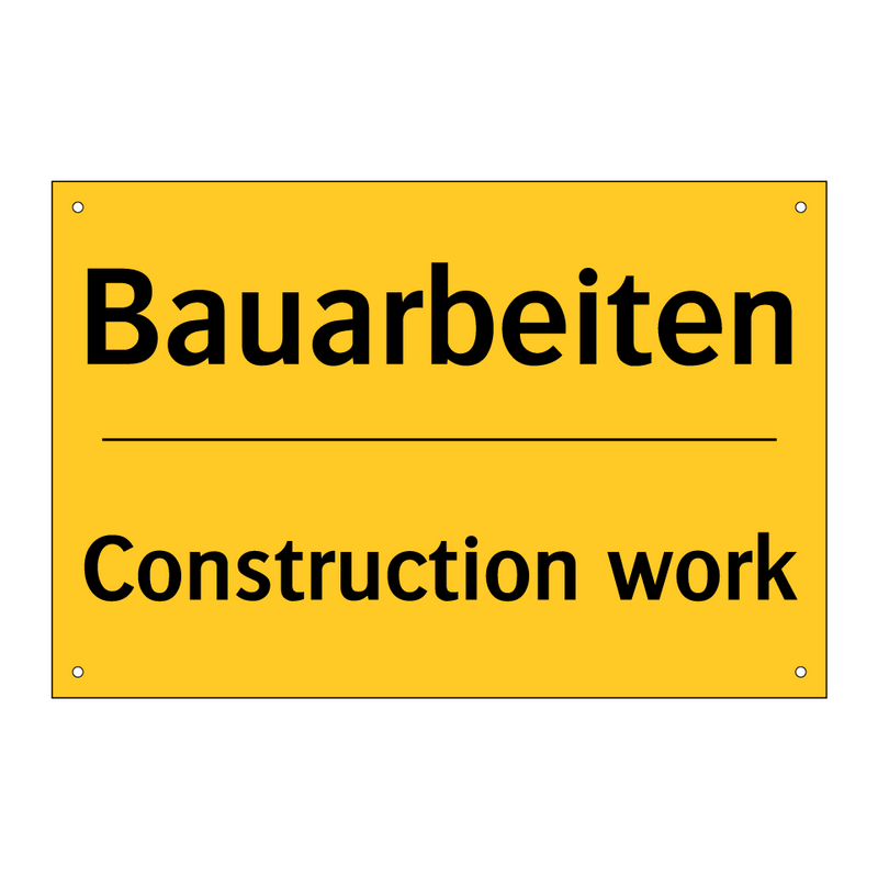 Bauarbeiten - Construction work