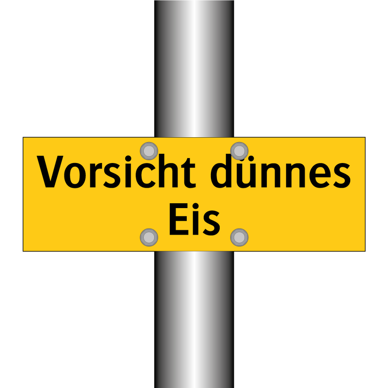 Vorsicht dünnes Eis