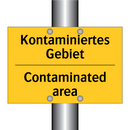 Kontaminiertes Gebiet - Contaminated area