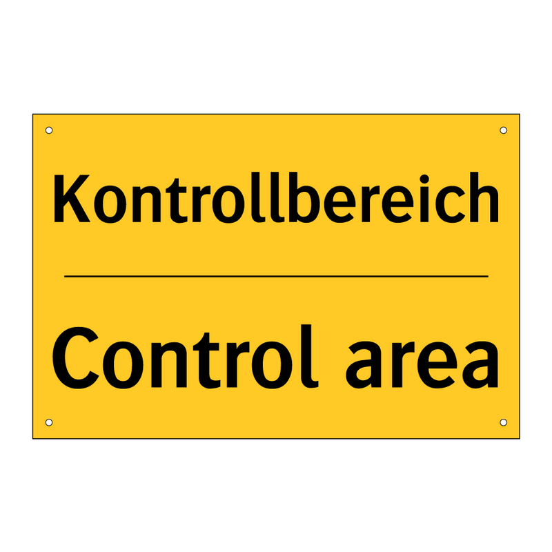 Kontrollbereich - Control area