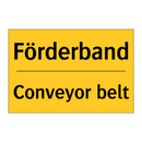Förderband - Conveyor belt