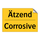 Ätzend - Corrosive