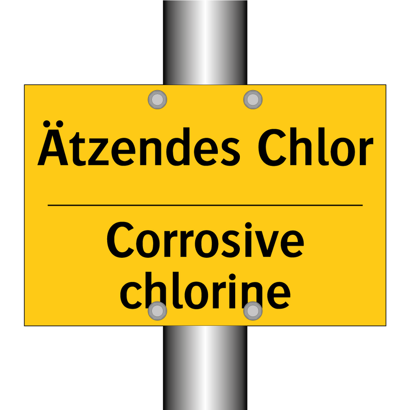 Ätzendes Chlor - Corrosive chlorine