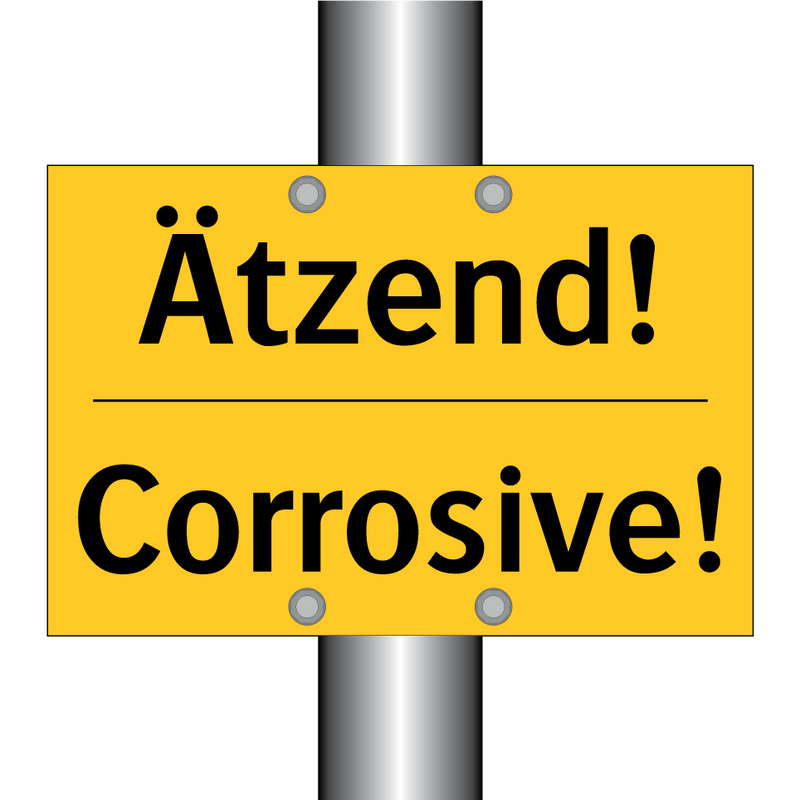 Ätzend! - Corrosive!