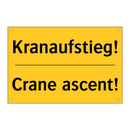 Kranaufstieg! - Crane ascent!