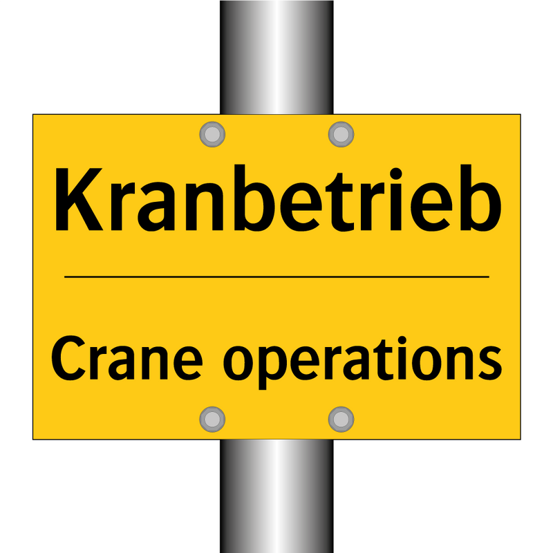 Kranbetrieb - Crane operations