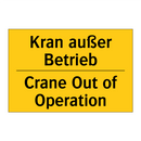 Kran außer Betrieb - Crane Out of Operation