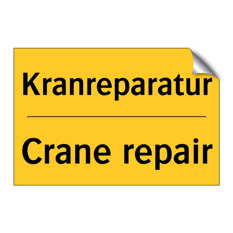 Kranreparatur - Crane repair