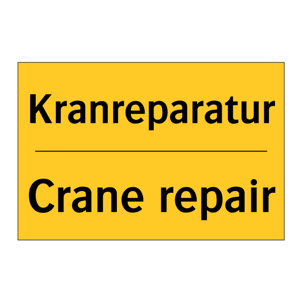 Kranreparatur - Crane repair
