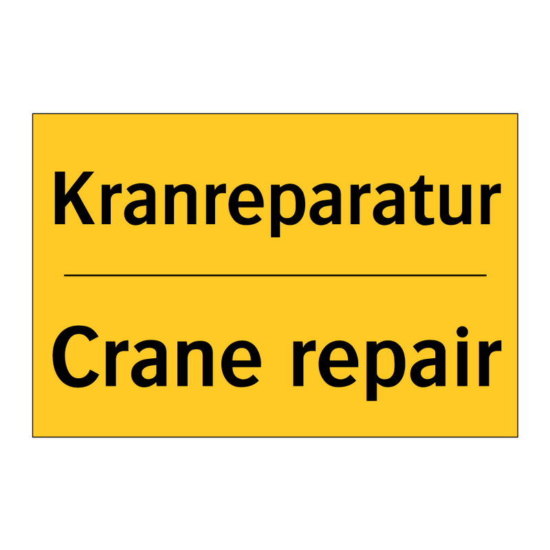Kranreparatur - Crane repair