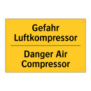 Gefahr Luftkompressor - Danger Air Compressor