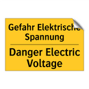 Gefahr Elektrische Spannung - Danger Electric Voltage