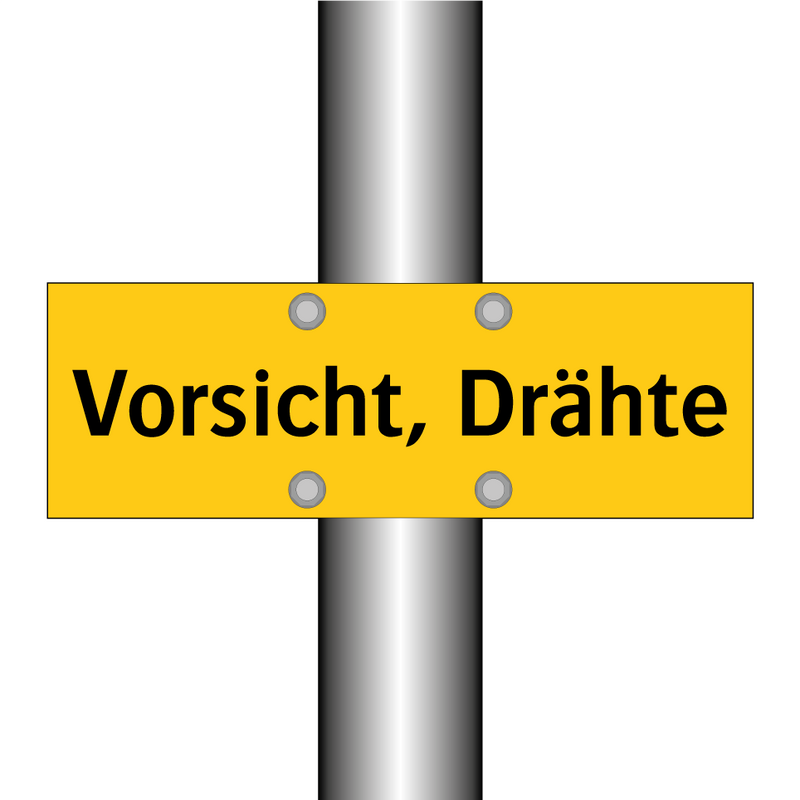 Vorsicht, Drähte
