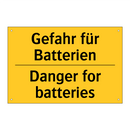 Gefahr für Batterien - Danger for batteries