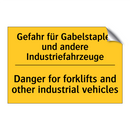 Gefahr für Gabelstapler und andere /.../ - Danger for forklifts and other /.../